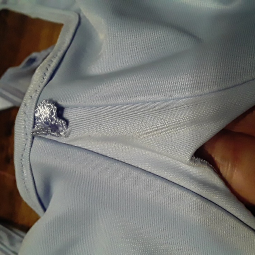 NWOT Bali 38D Gorgeous Blue/periwinkle Comfy Straps Unpadded underwire Bra - Picture 5 of 12